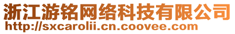 浙江游銘網(wǎng)絡(luò)科技有限公司