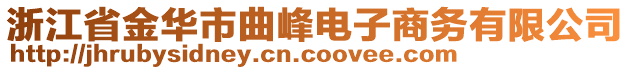 浙江省金華市曲峰電子商務有限公司