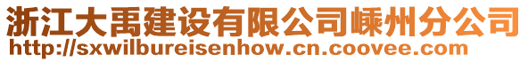 浙江大禹建設(shè)有限公司嵊州分公司