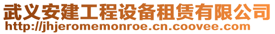 武義安建工程設(shè)備租賃有限公司