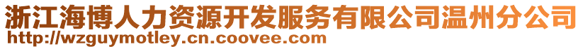 浙江海博人力資源開發服務有限公司溫州分公司