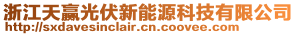 浙江天贏光伏新能源科技有限公司