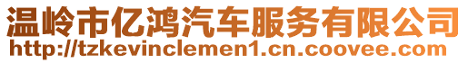 溫嶺市億鴻汽車服務(wù)有限公司