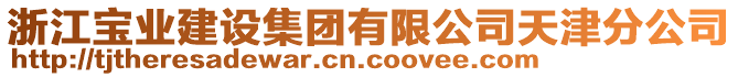 浙江寶業(yè)建設(shè)集團(tuán)有限公司天津分公司