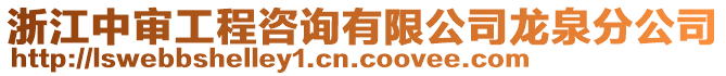 浙江中審工程咨詢有限公司龍泉分公司