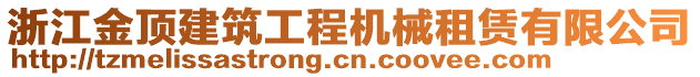 浙江金頂建筑工程機(jī)械租賃有限公司