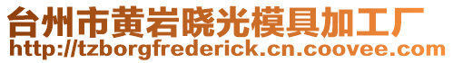臺州市黃巖曉光模具加工廠