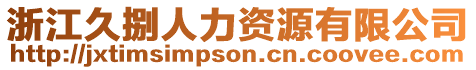 浙江久捌人力資源有限公司