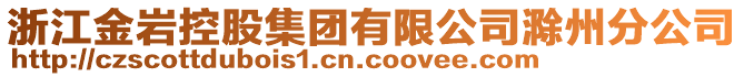 浙江金巖控股集團(tuán)有限公司滁州分公司