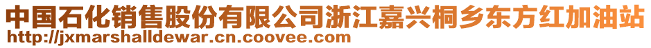 中國(guó)石化銷售股份有限公司浙江嘉興桐鄉(xiāng)東方紅加油站