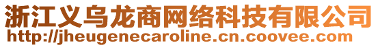 浙江義烏龍商網絡科技有限公司