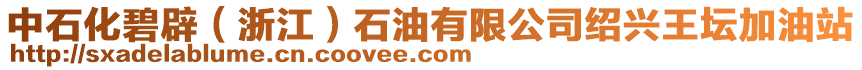 中石化碧辟（浙江）石油有限公司紹興王壇加油站