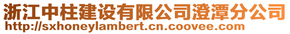 浙江中柱建設(shè)有限公司澄潭分公司