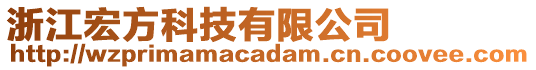 浙江宏方科技有限公司