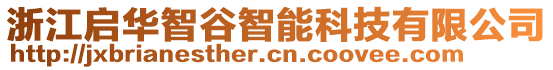 浙江啟華智谷智能科技有限公司