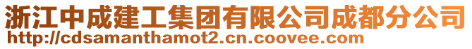 浙江中成建工集團有限公司成都分公司