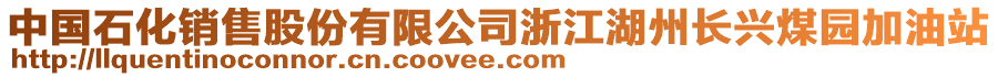 中國石化銷售股份有限公司浙江湖州長興煤園加油站