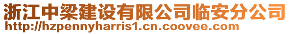 浙江中梁建設(shè)有限公司臨安分公司