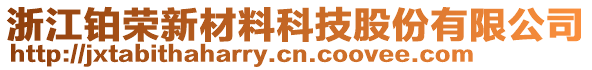 浙江鉑榮新材料科技股份有限公司