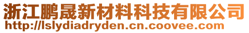 浙江鵬晟新材料科技有限公司