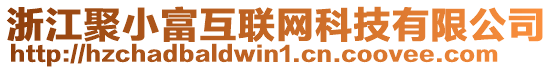 浙江聚小富互聯(lián)網科技有限公司