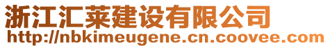 浙江匯萊建設(shè)有限公司