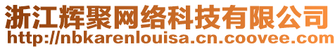 浙江輝聚網(wǎng)絡(luò)科技有限公司