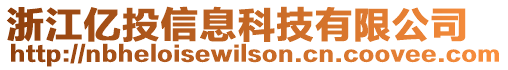 浙江億投信息科技有限公司