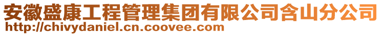 安徽盛康工程管理集團(tuán)有限公司含山分公司