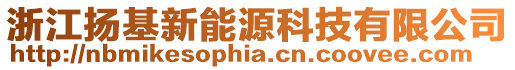 浙江揚(yáng)基新能源科技有限公司