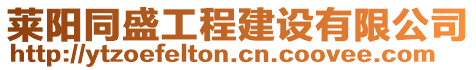 萊陽同盛工程建設有限公司