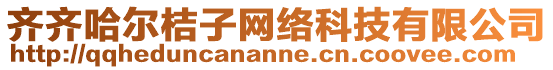 齊齊哈爾桔子網(wǎng)絡(luò)科技有限公司