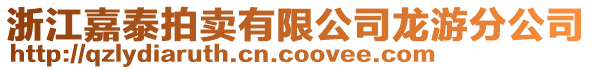 浙江嘉泰拍賣有限公司龍游分公司