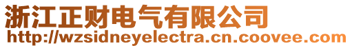 浙江正財電氣有限公司