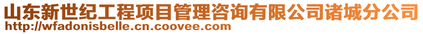 山東新世紀工程項目管理咨詢有限公司諸城分公司