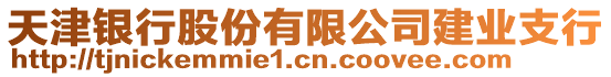 天津銀行股份有限公司建業(yè)支行