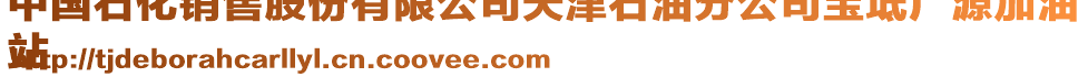 中國石化銷售股份有限公司天津石油分公司寶坻廣源加油
站