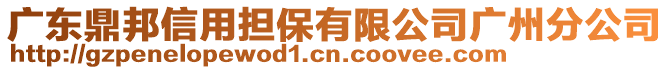 廣東鼎邦信用擔(dān)保有限公司廣州分公司