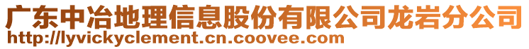 廣東中冶地理信息股份有限公司龍巖分公司