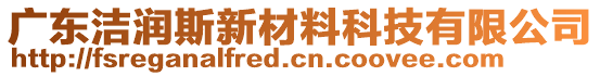 廣東潔潤(rùn)斯新材料科技有限公司