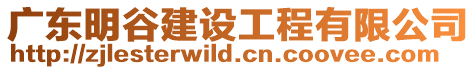 廣東明谷建設工程有限公司