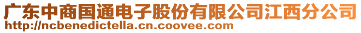 廣東中商國通電子股份有限公司江西分公司