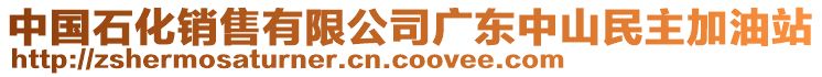 中國石化銷售有限公司廣東中山民主加油站