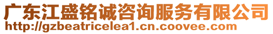 廣東江盛銘誠(chéng)咨詢服務(wù)有限公司