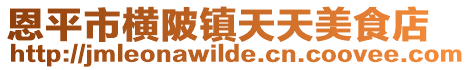 恩平市橫陂鎮天天美食店
