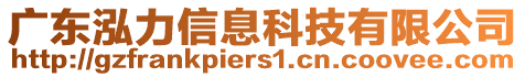 廣東泓力信息科技有限公司