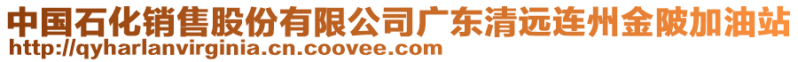 中國石化銷售股份有限公司廣東清遠(yuǎn)連州金陂加油站