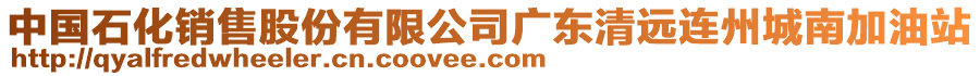 中國石化銷售股份有限公司廣東清遠(yuǎn)連州城南加油站