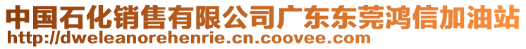 中國(guó)石化銷售有限公司廣東東莞鴻信加油站