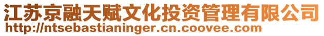 江蘇京融天賦文化投資管理有限公司